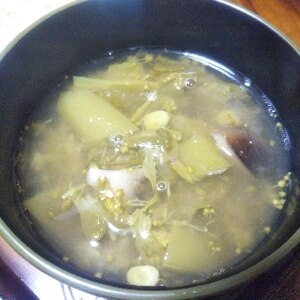 カレー風味の野菜スープ